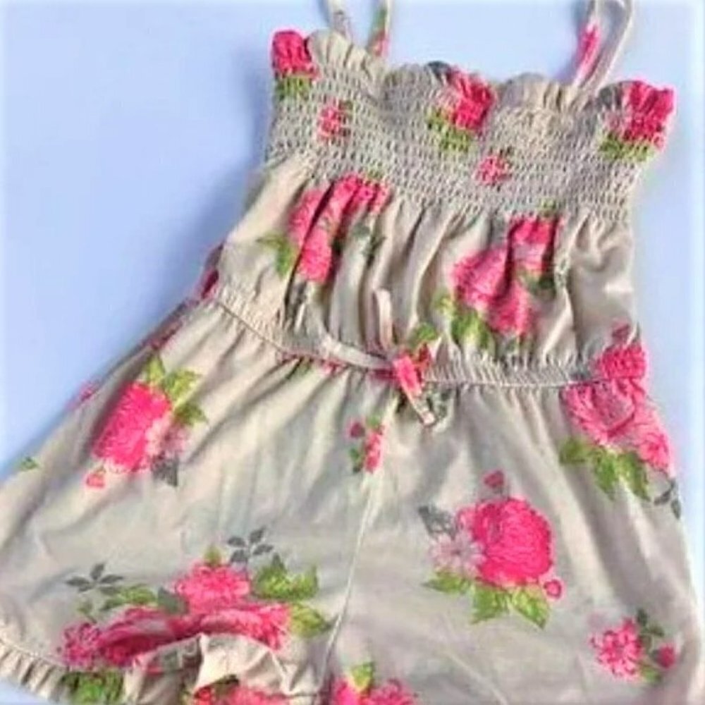LIMITED TOO FLORAL ROSE ROMPER - Picture 6 of 8